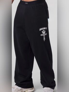 New YoungLA Small - Black Sweatpants -